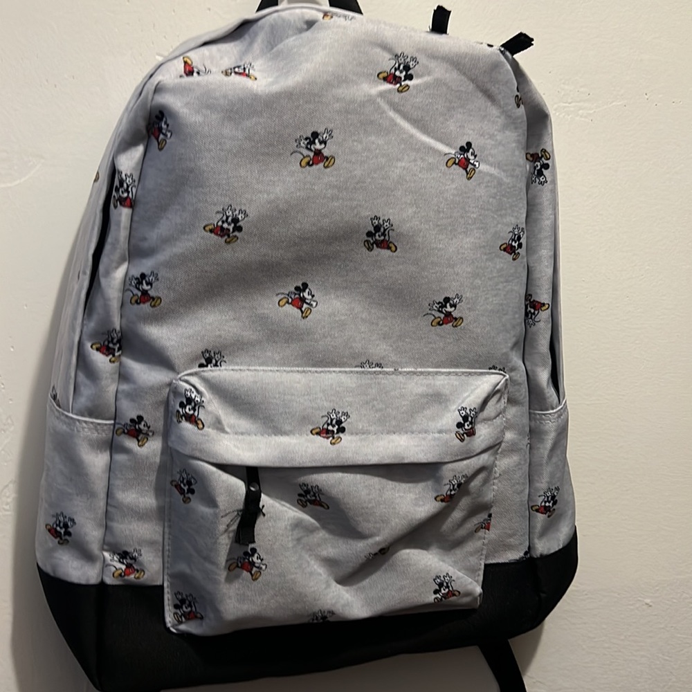 Disney Mickey Mouse Allover Print Backpack NWOT - Picture 7 of 10